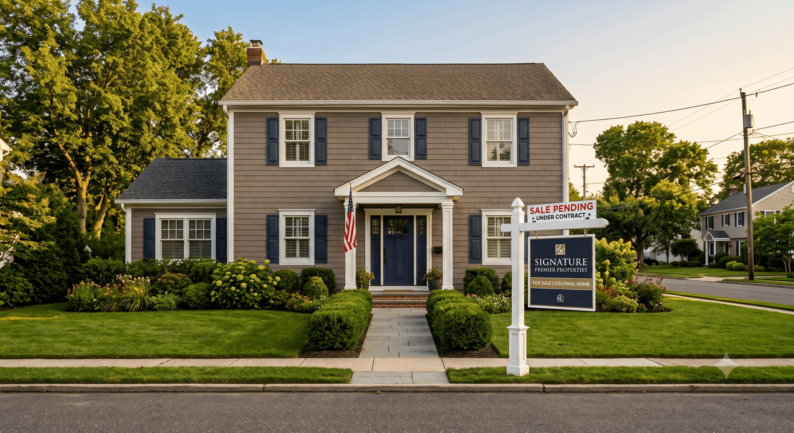 Suburban home with Hardie Siding