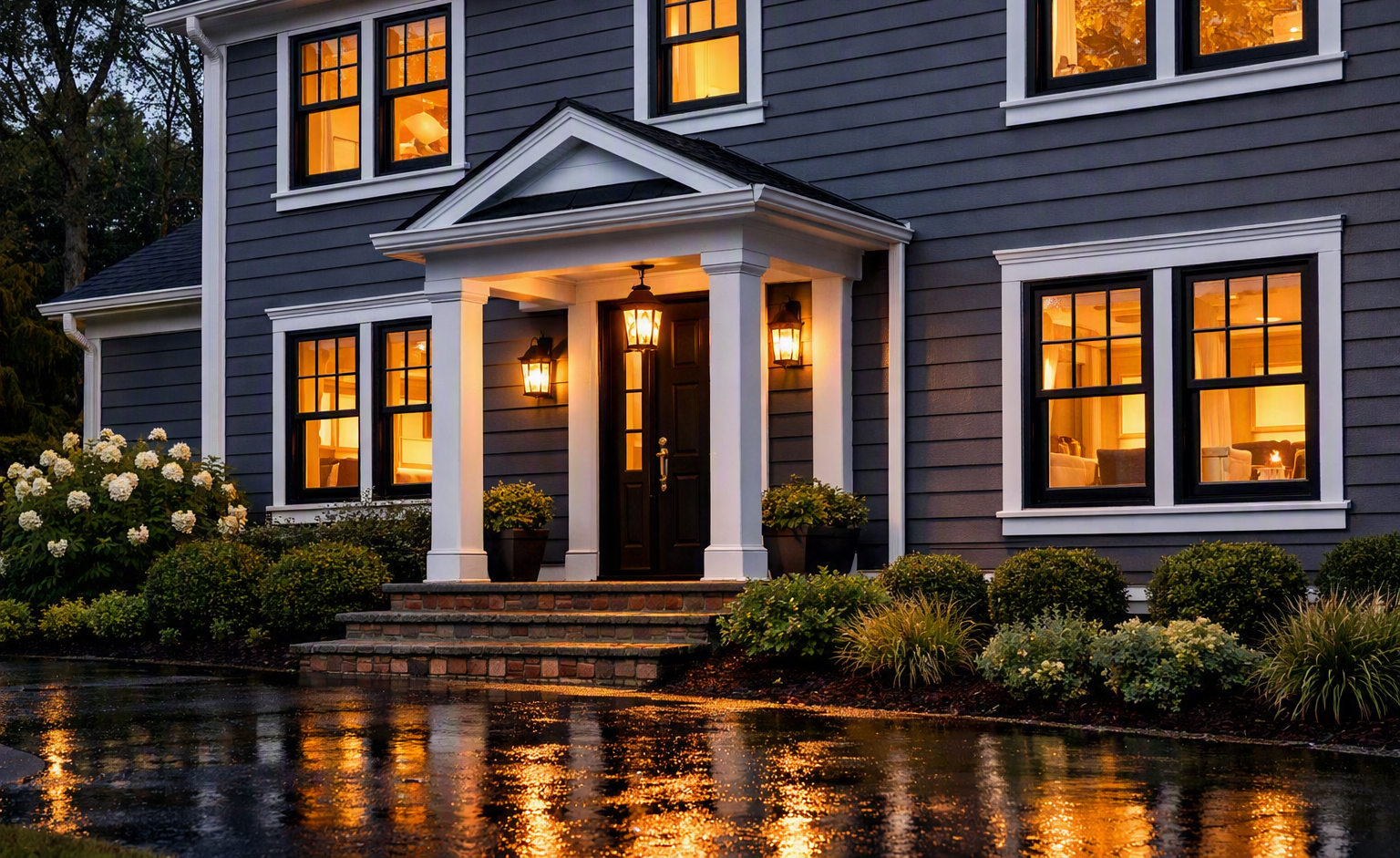 Windows and siding