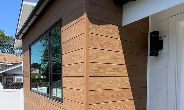 HardiePanel vertical siding on a modern home
